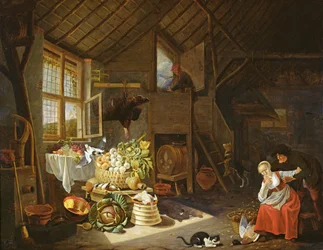 Interieur van een Boerderij